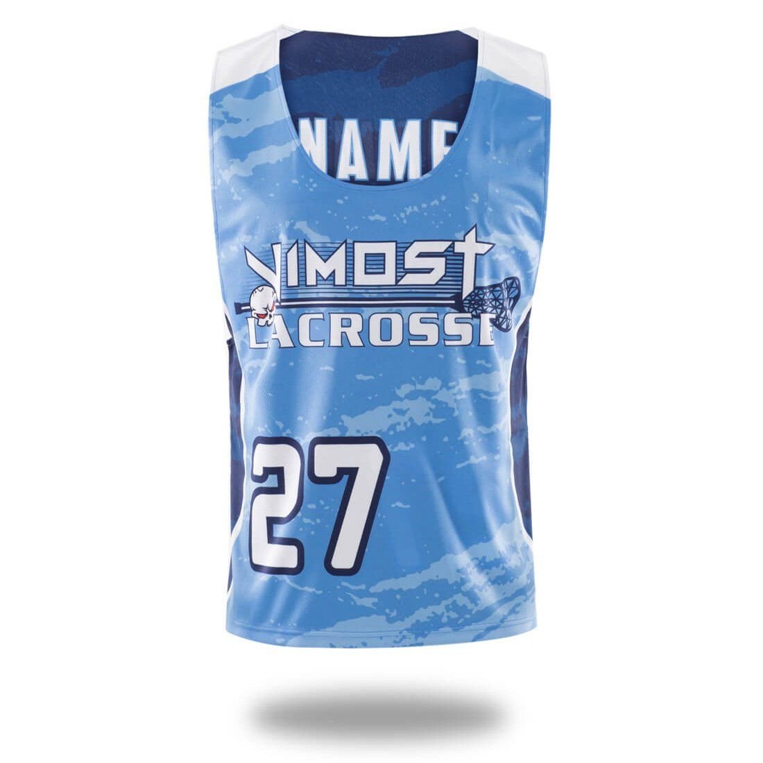 custom Team Lacrosse pinnies Jersey Supplier Vimost Sports